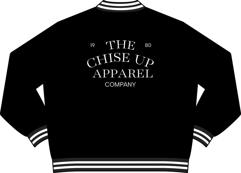 Bomber Varsity Jacket — “The Chise Up Apparel Company”