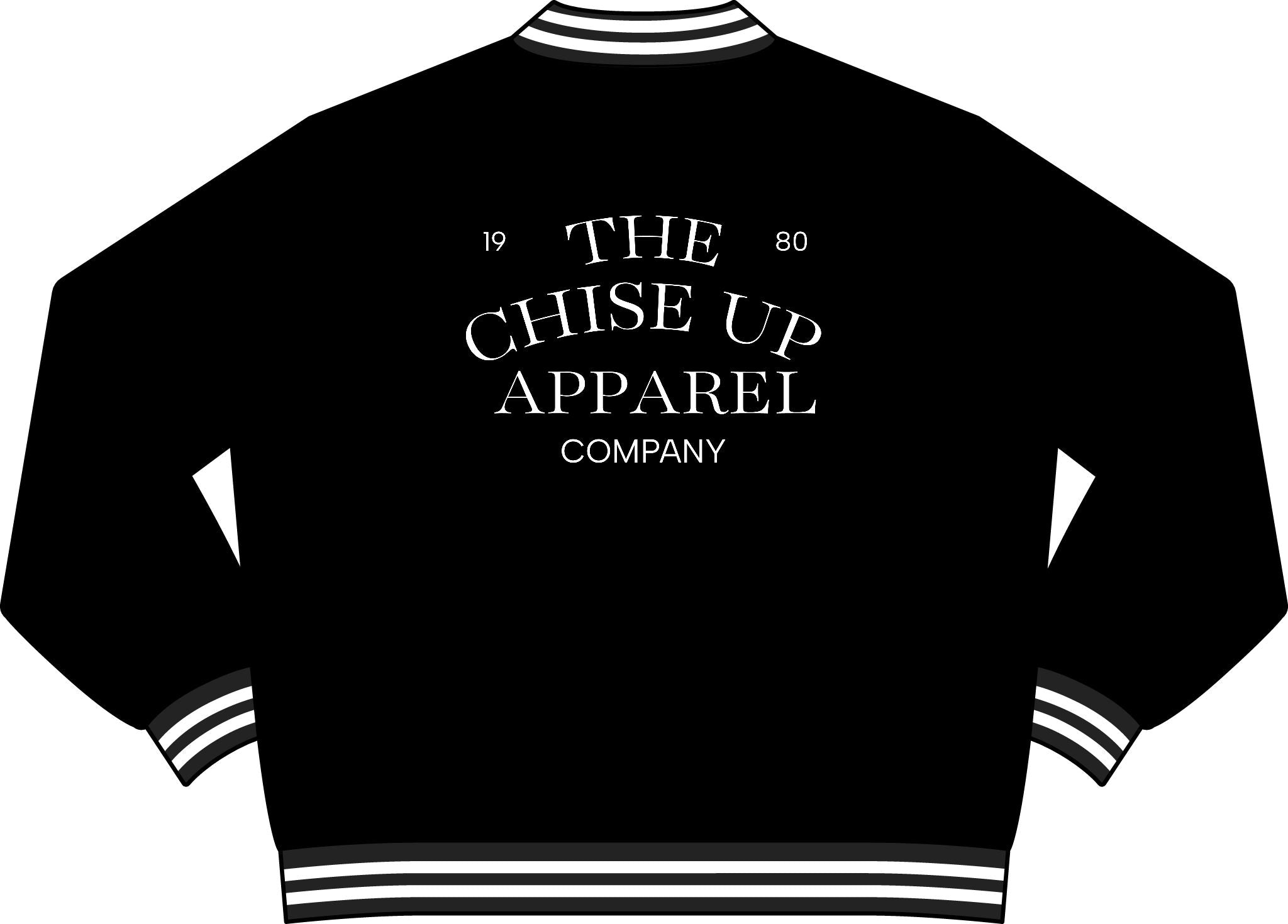 Bomber Varsity Jacket — “The Chise Up Apparel Company”